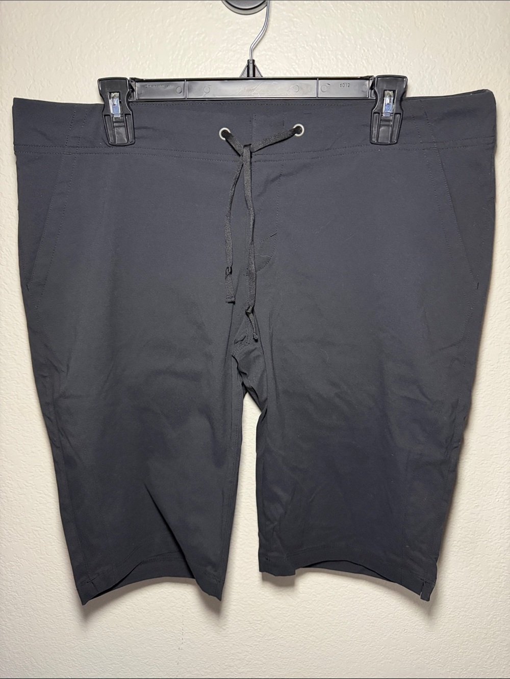 Columbia Black Athletic Drawstring Shorts